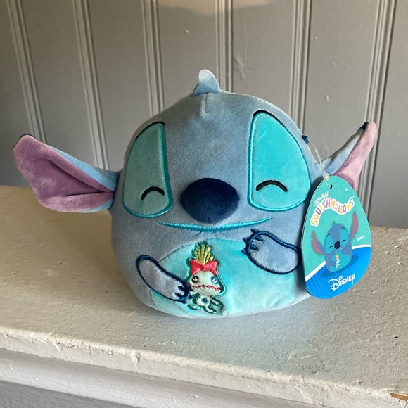 Squishmallows Other - SOLD 🚨Brand NWT- 6.5”- Disney- Stitch w/ Scrump Original- Squishmallows